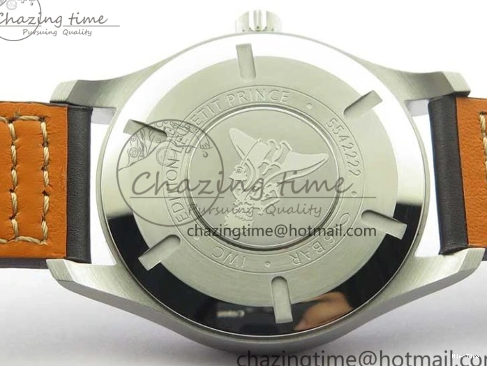 MIROTIME 0105 MARK XVIII Le Petit Prince IW327004 SS FKF 1:1 Best Edition Blue Dial On Brown Leather Strap Trendsetting 7117